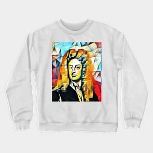 Joseph Addison Abstract Portrait | Joseph Addison Artwork 2 Crewneck Sweatshirt